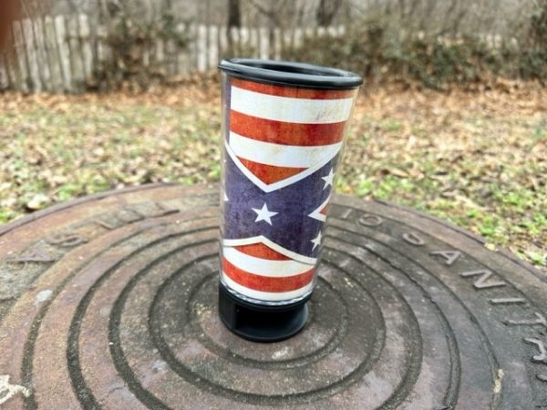 American Confederate Flag Spit Cup