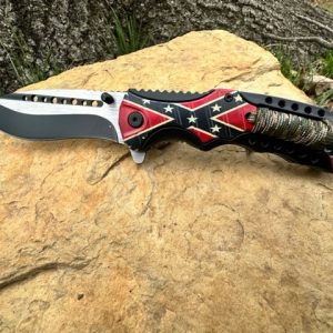 Confederate Flag Knife Paracord