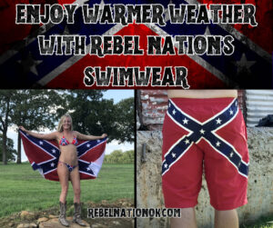 Rebel Flag Bikini & Swim Trunks