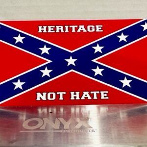 Heritage Not Hate Confederate Flag Sticker