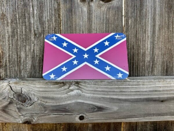 Confederate Flag Motorcycle Plates