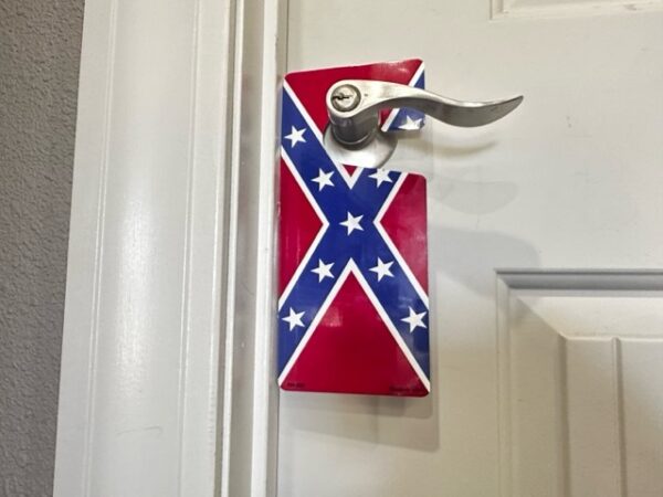 Rebel Flag Door Knob Hanger