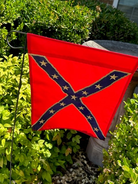 Vintage Confederate Garden Flag