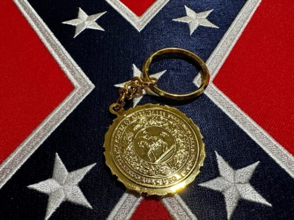CSA Confederate Flag Keychain