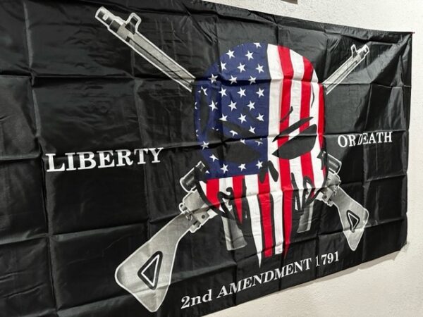 Liberty or Death 2nd Amendment Flag