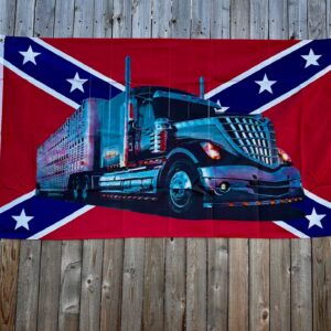 Rebel Trucker Flag