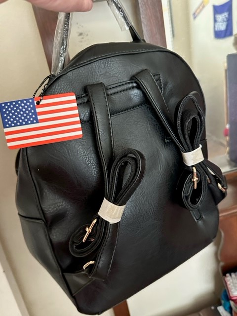 Conceal Carry USA Flag Backpack With Matching Wallet