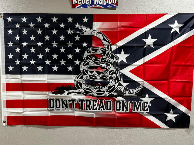 Blended Confederate Flags