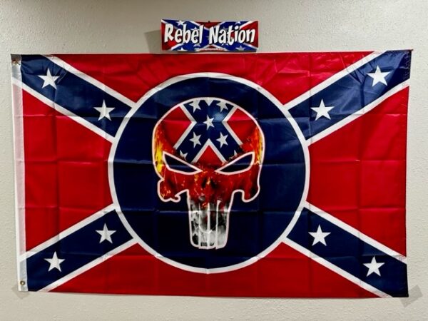Confederate Punisher Flags