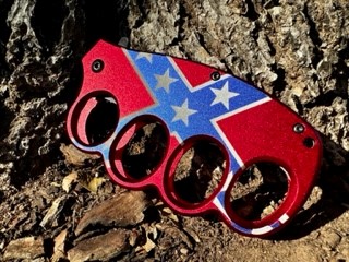 Confederate Rebel Flag Knife Knives