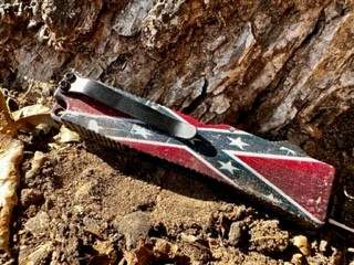Confederate Rebel Flag Knives
