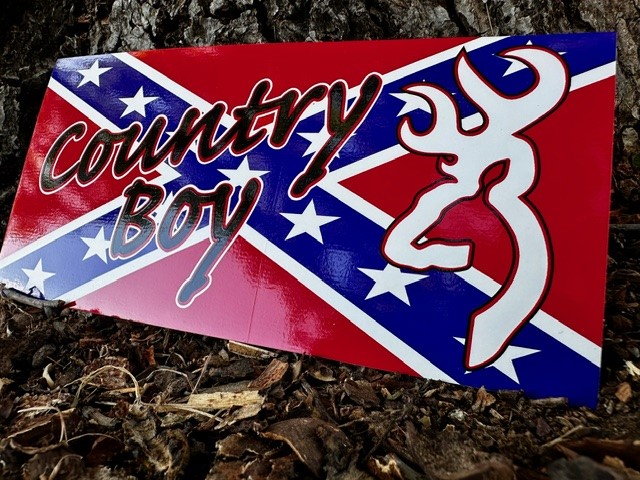 Country Boy Buck Sticker