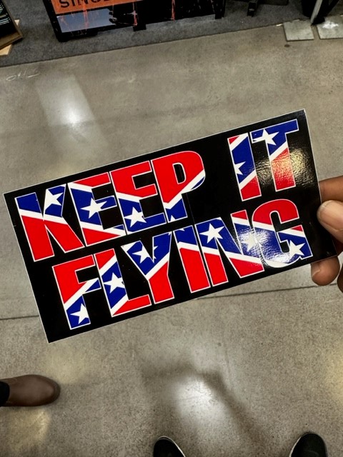 Keep It Flying Confederate Flag Stickers