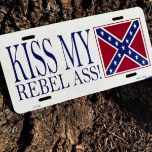Confederate Flag License Plates