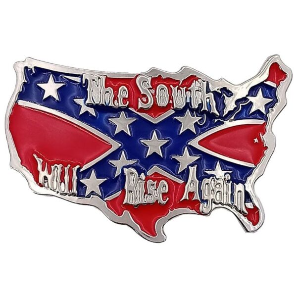 Confederate Flag Belt Buckles