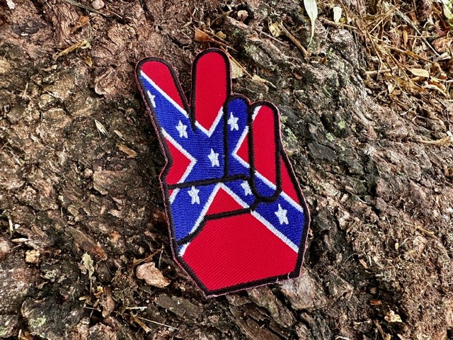 Confederate Flag Peace Patch- Rebel Nation