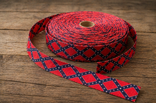 Confederate Flag Wavy Ribbon