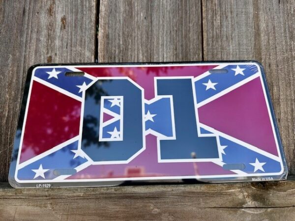 Confederate Flag License Plates