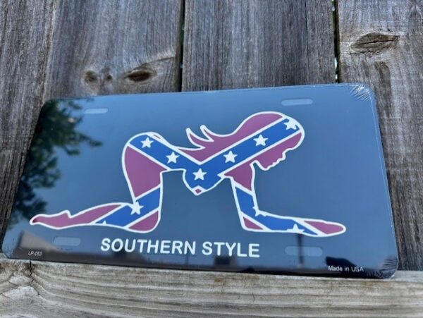 Confederate Flag License Plates