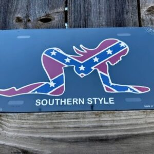 Confederate Flag License Plates
