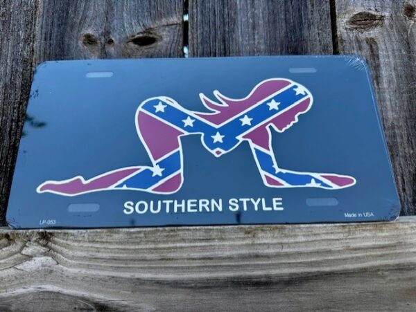 Confederate Flag License Plates