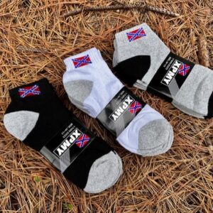 Confederate Flag Low Cut Ankle Socks