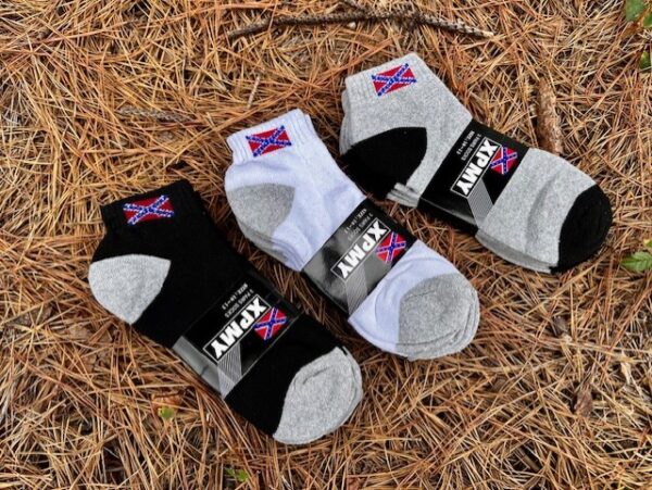 Confederate Flag Low Cut Ankle Socks