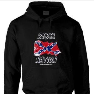 Rebel Nation Confederate Flag Hoodie