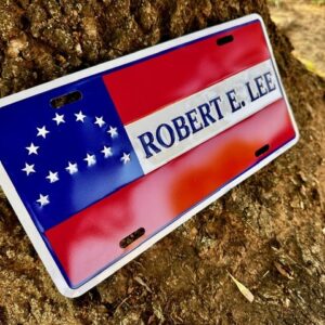 Robert E Lee Headquarters License Plate Tag