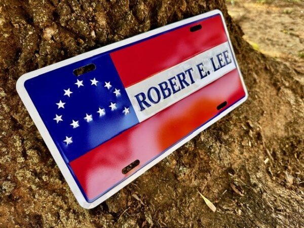 Robert E Lee Headquarters License Plate Tag