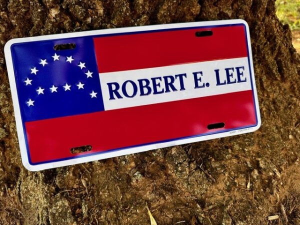 Robert E Lee Headquarters License Plate Tag