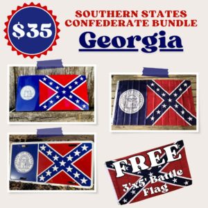 Southern States Confederate Georgia Bundle