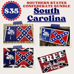 Southern States Confederate South Carolina Bundle