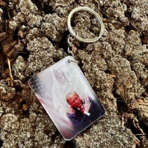 Angel's Protection Trump Keychain