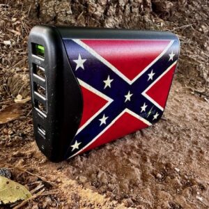 Confederate Flag 5-n-1 Charger Bank