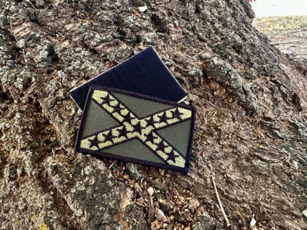 Camo Velcro Confederate Patch