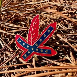 Rebel Pot Leaf Pin