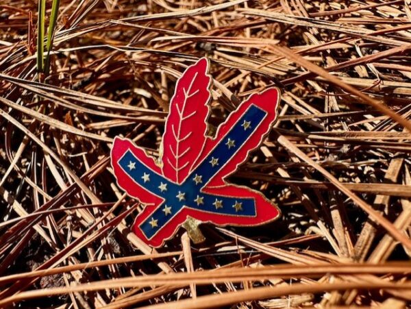 Rebel Pot Leaf Pin