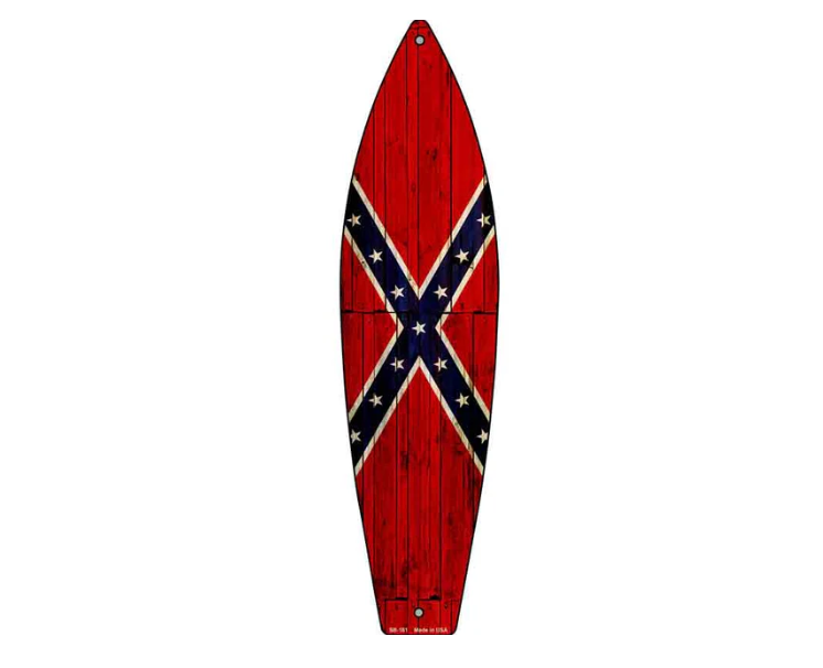 Confederate Surfboard Sign