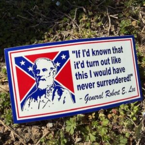 General Lee Never Surrender Sticker