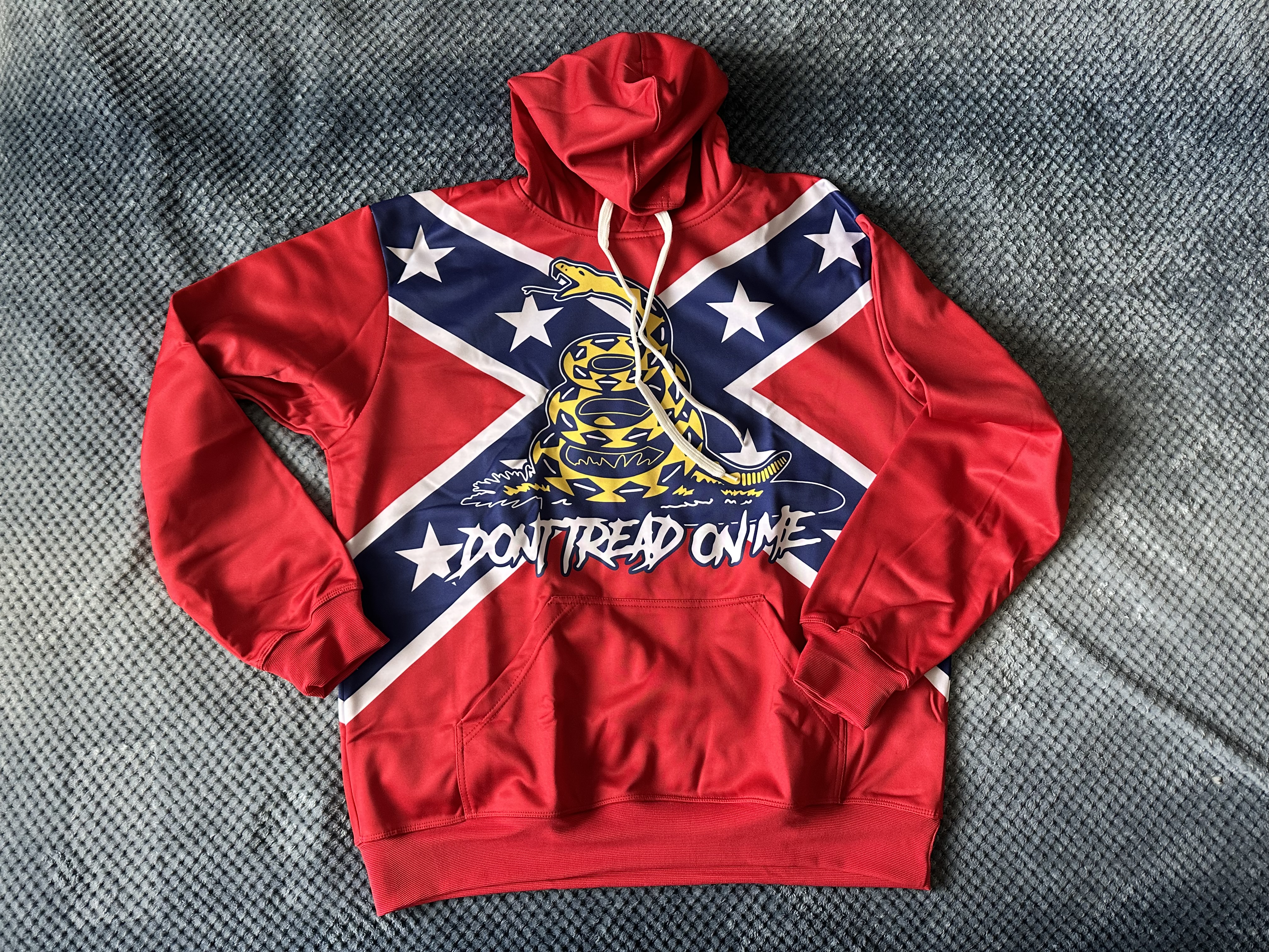 Confederate Don't Tread On Me Hoodie