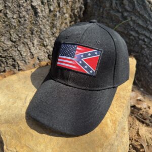 Half and Half Flag Patch Cap